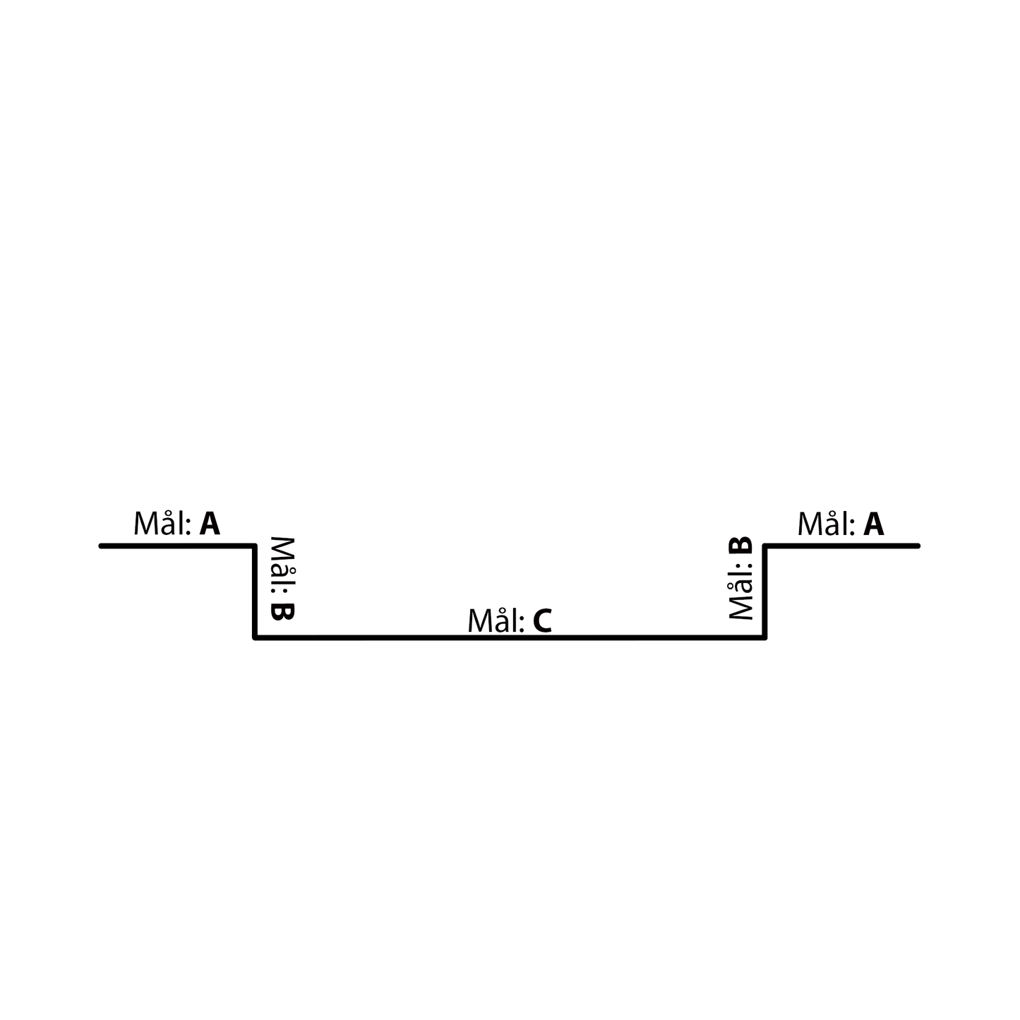 Skottrenne, type 1 uten MVA